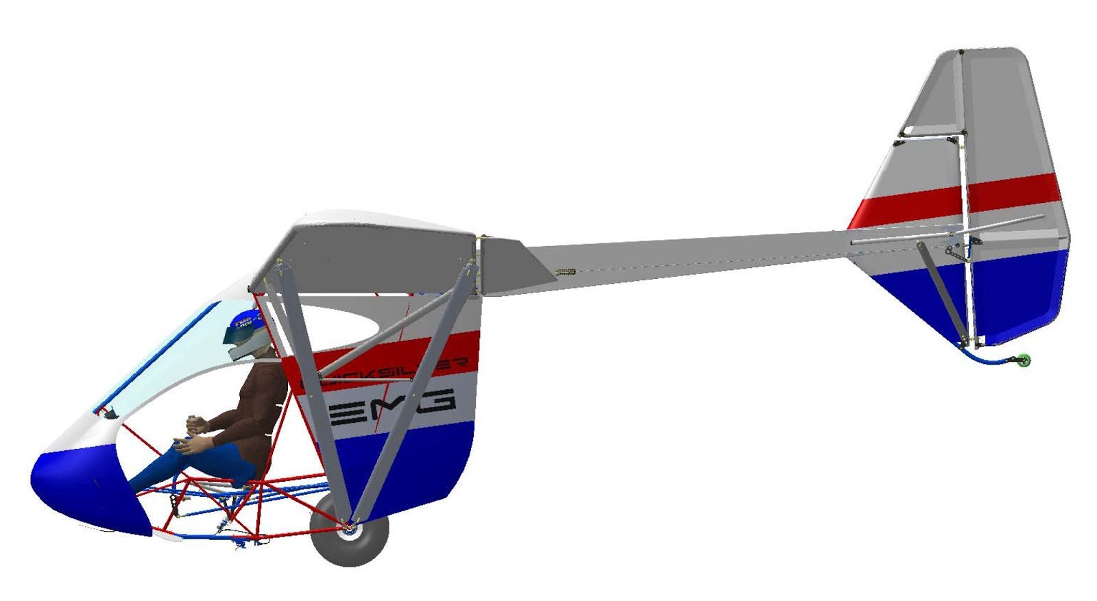 EMG-6 dual tractor motors rendering